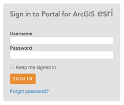 Sign in to Portal for ArcGIS when ArcGIS Server is federated with a portal Sign in to Portal for ArcGIS when ArcGIS Server is federated with a portal